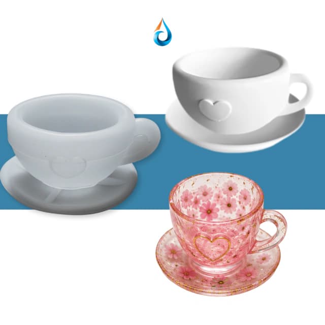 Molde Taza de Té Vintage